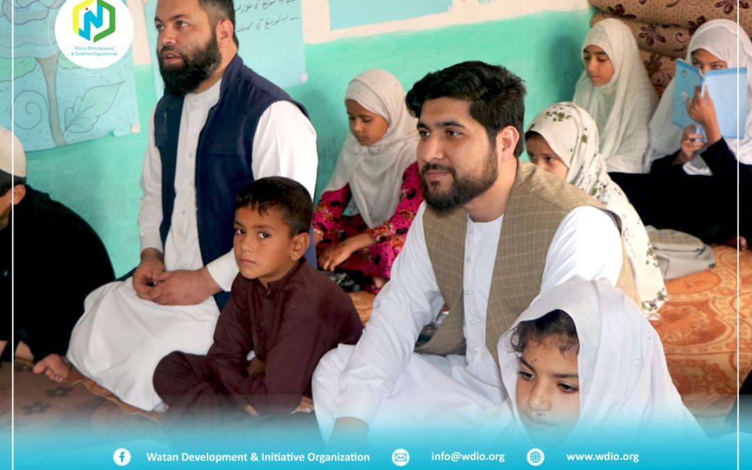 The leadership of Watan Development & Initiative Organization visited the “GPE” project classes in Sarobi district, Kabul.